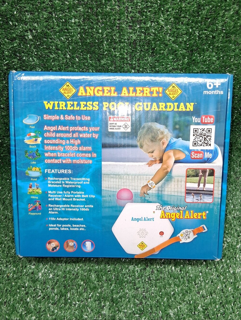 Angel Alert Wireless Pool Guardian Simple & Safe Children Water Safety Bracelet
